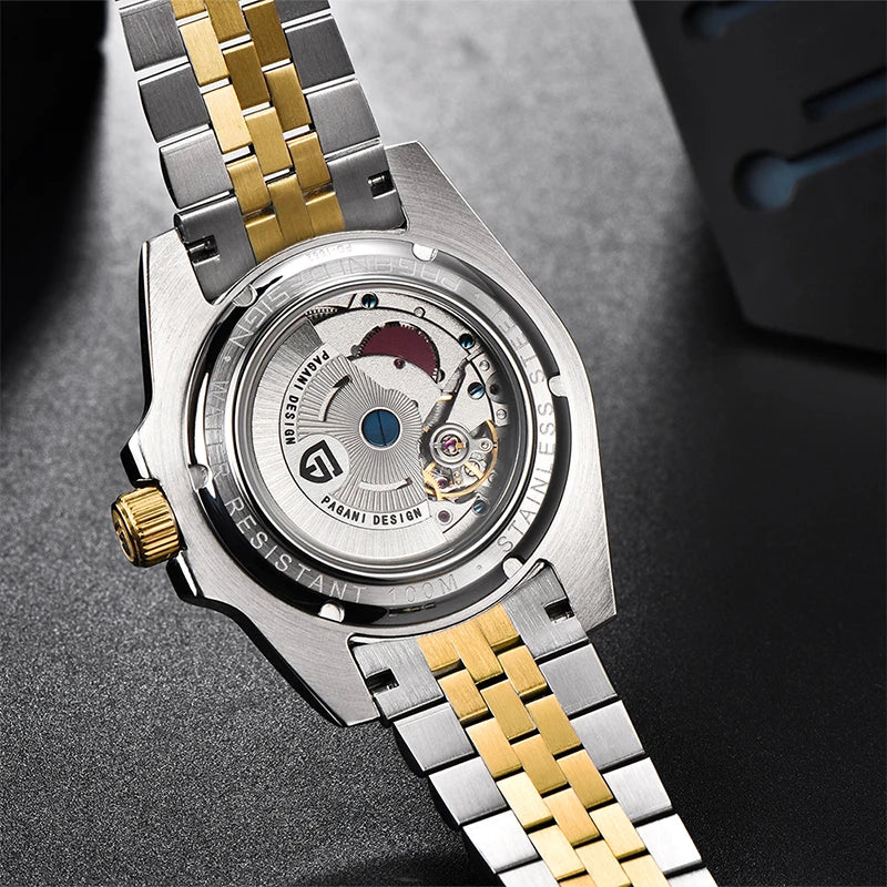 Relógio Masculino Automático Pagani Design GMT 40mm).