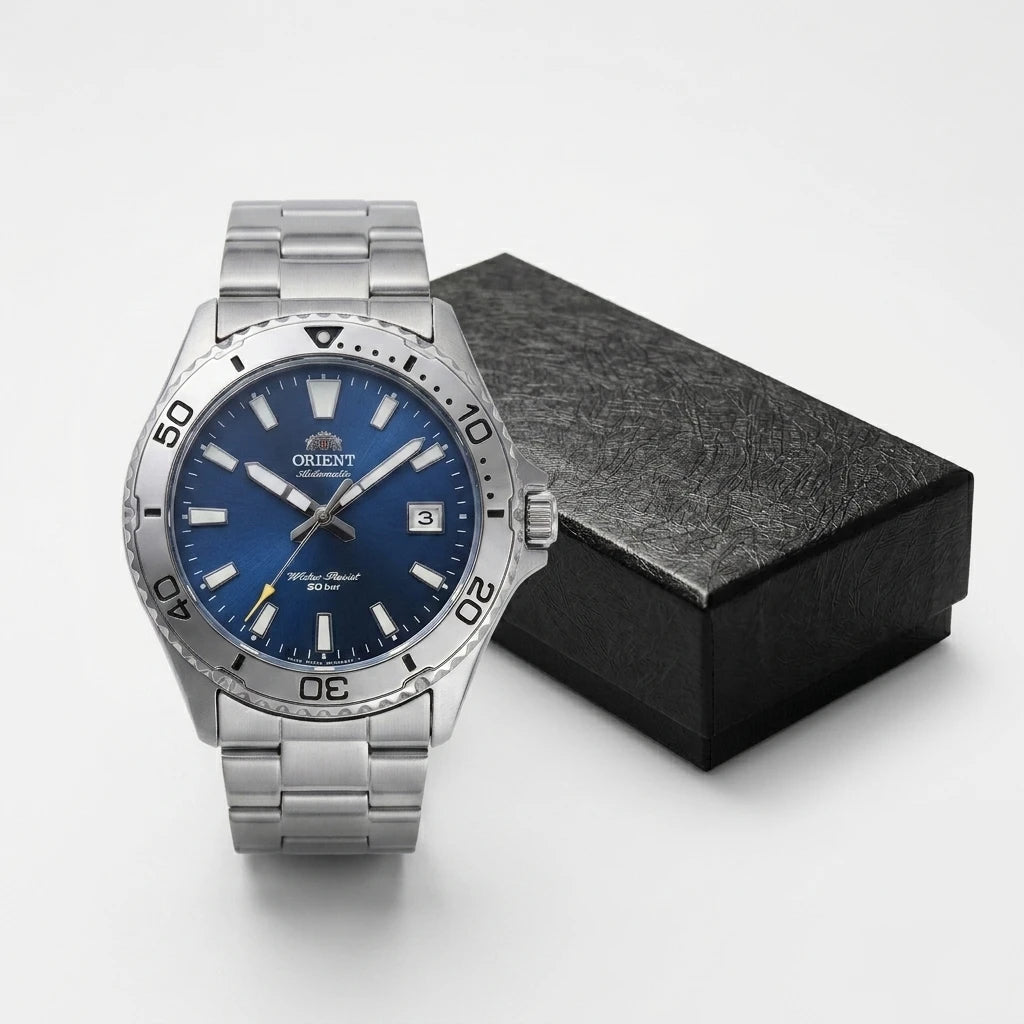 Relógio Orient Automático Diver 20Bar – Mostrador Azul