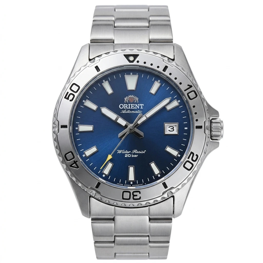 Relógio Orient Automático Diver 20Bar – Mostrador Azul
