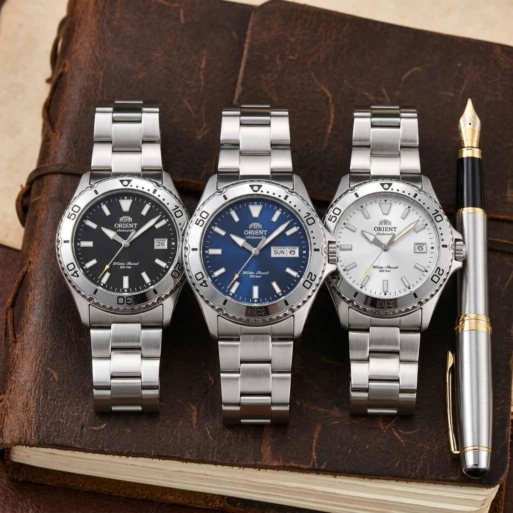 Relógio Orient Automático Diver 20Bar – Mostrador Azul