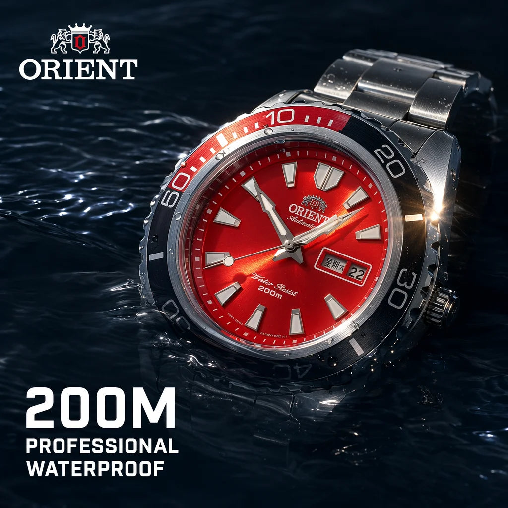 Relógio Masculino Orient Automático de Mergulho 200M